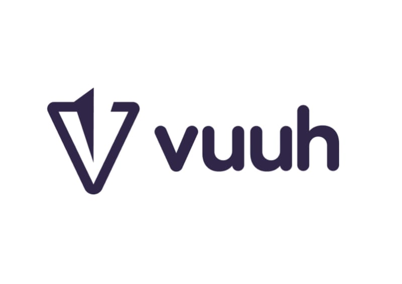 Vuuh company logo on a white background