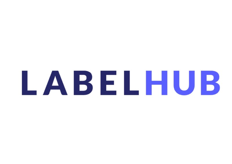 LabelHub company logo on a white background